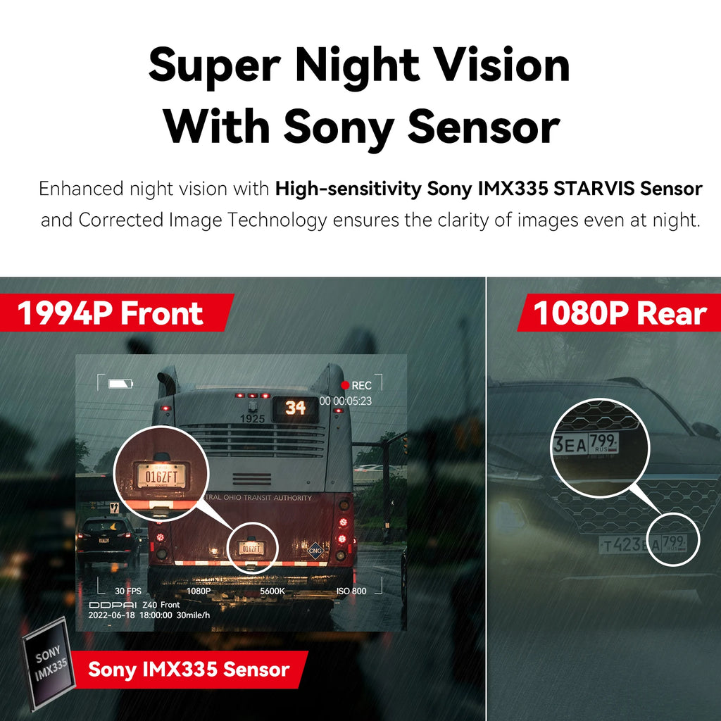 GlowRide™ Mini 4K Dash Cam - Built-in WiFi app review download clips
