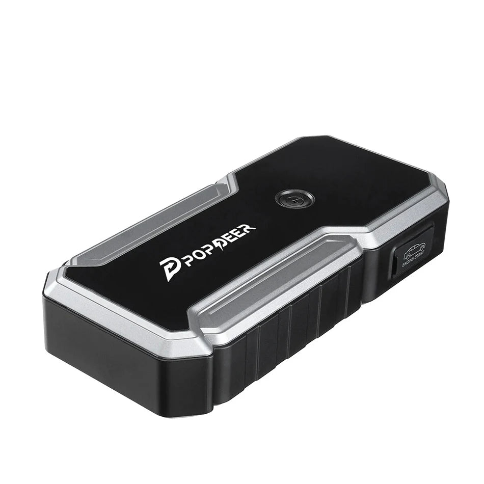 GlowRide™ Portable Mini Jump Starter - LED flashlight SOS strobe emergency mode