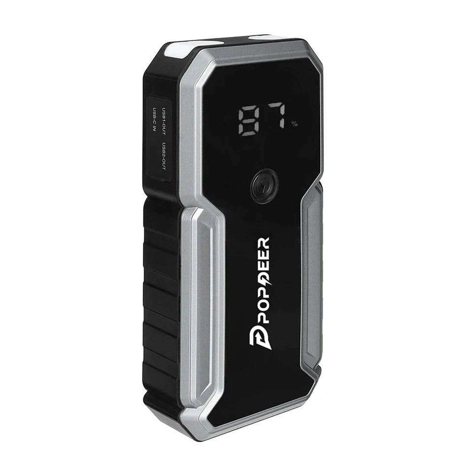 GlowRide™ Portable Mini Jump Starter - USB-C 65W PD fast charging power bank
