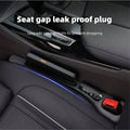 GlowRide™ PU Leather Car Seat Gap Filler - Premium leather gap filler pair