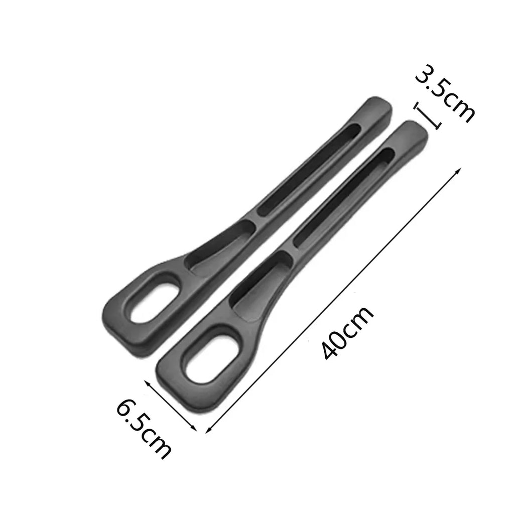 GlowRide™ PU Leather Car Seat Gap Filler - Color options black beige gray brown
