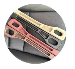 GlowRide™ PU Leather Car Seat Gap Filler - Installed between seat and center console