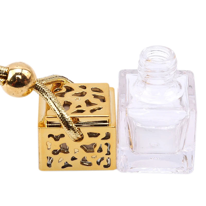 GlowRide™ Premium Glass Car Air Freshener - Refillable 5ml glass bottle long-lasting fragrance